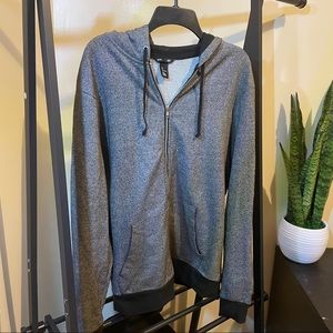 H&M Basics collection zip up hoodie